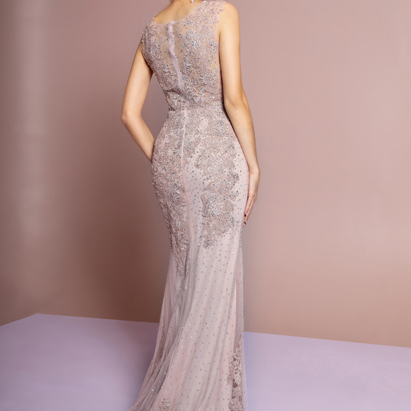 D/Rose  Embroidered Mermaid Long Prom Dress GL2616 - Picture 2 of 7